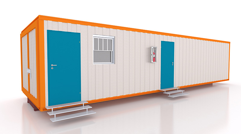 Refurbished, Pre-insulated, Shipping Container Office